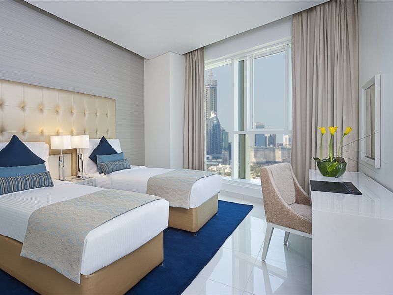 Damac Maison The Vogue Dubai Eksteriør bilde A guest room at the Address Downtown Hotel